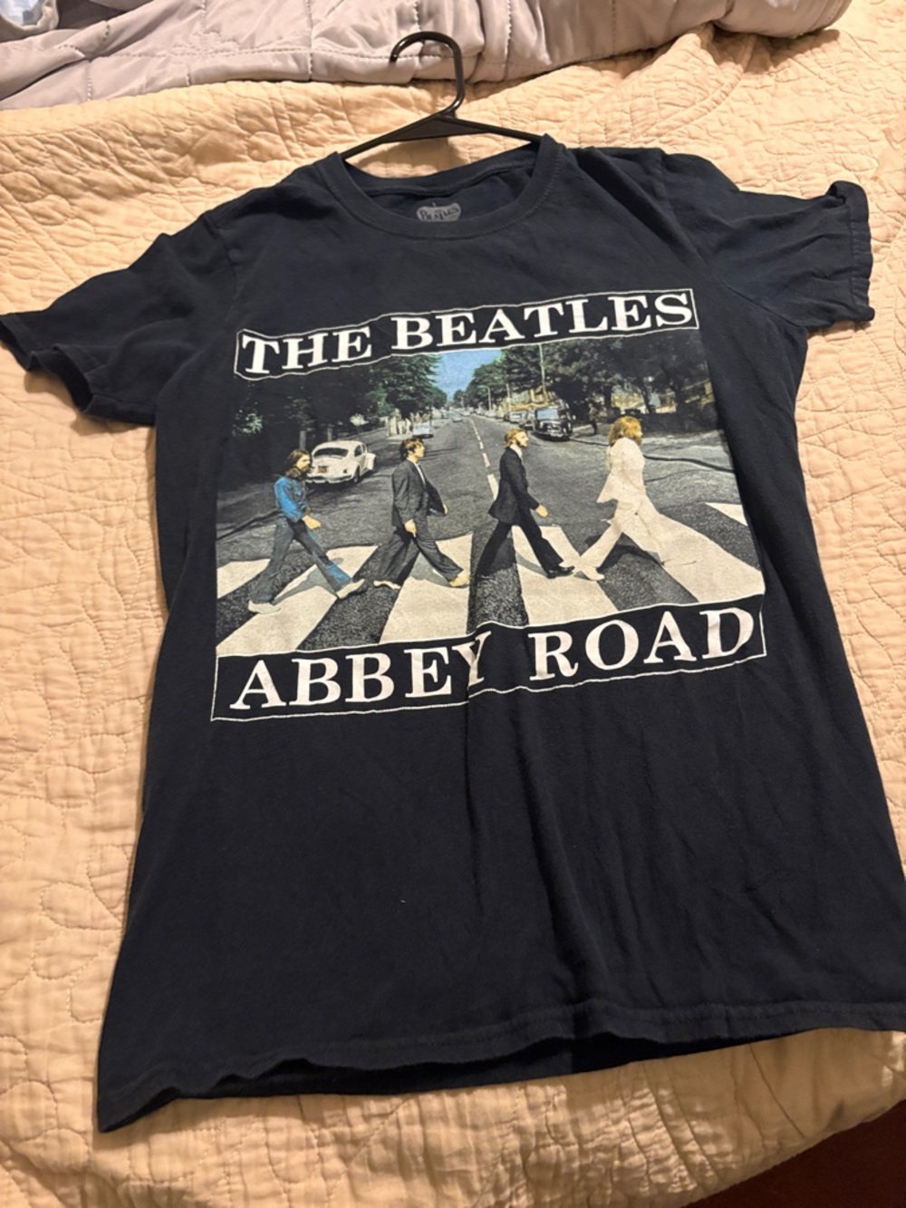 The Beatles black Abbey Road Photo Graphic Tee